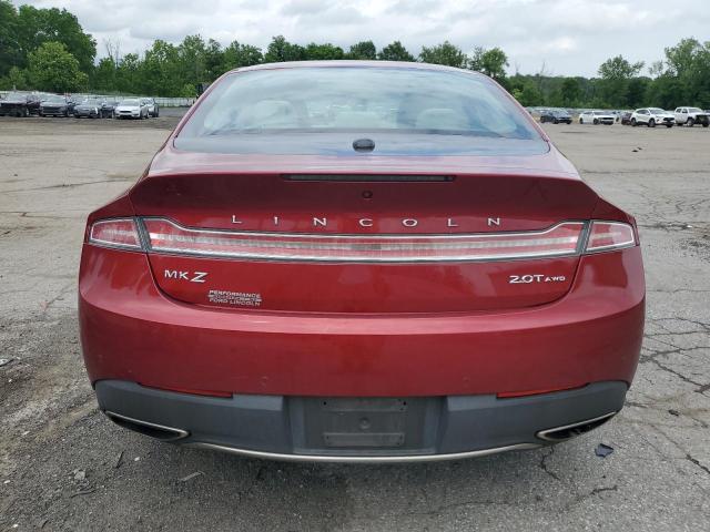 LINCOLN MKZ 2017 Червоний