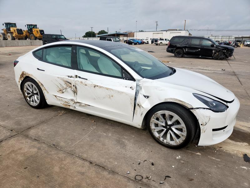  TESLA MODEL 3 2022 White