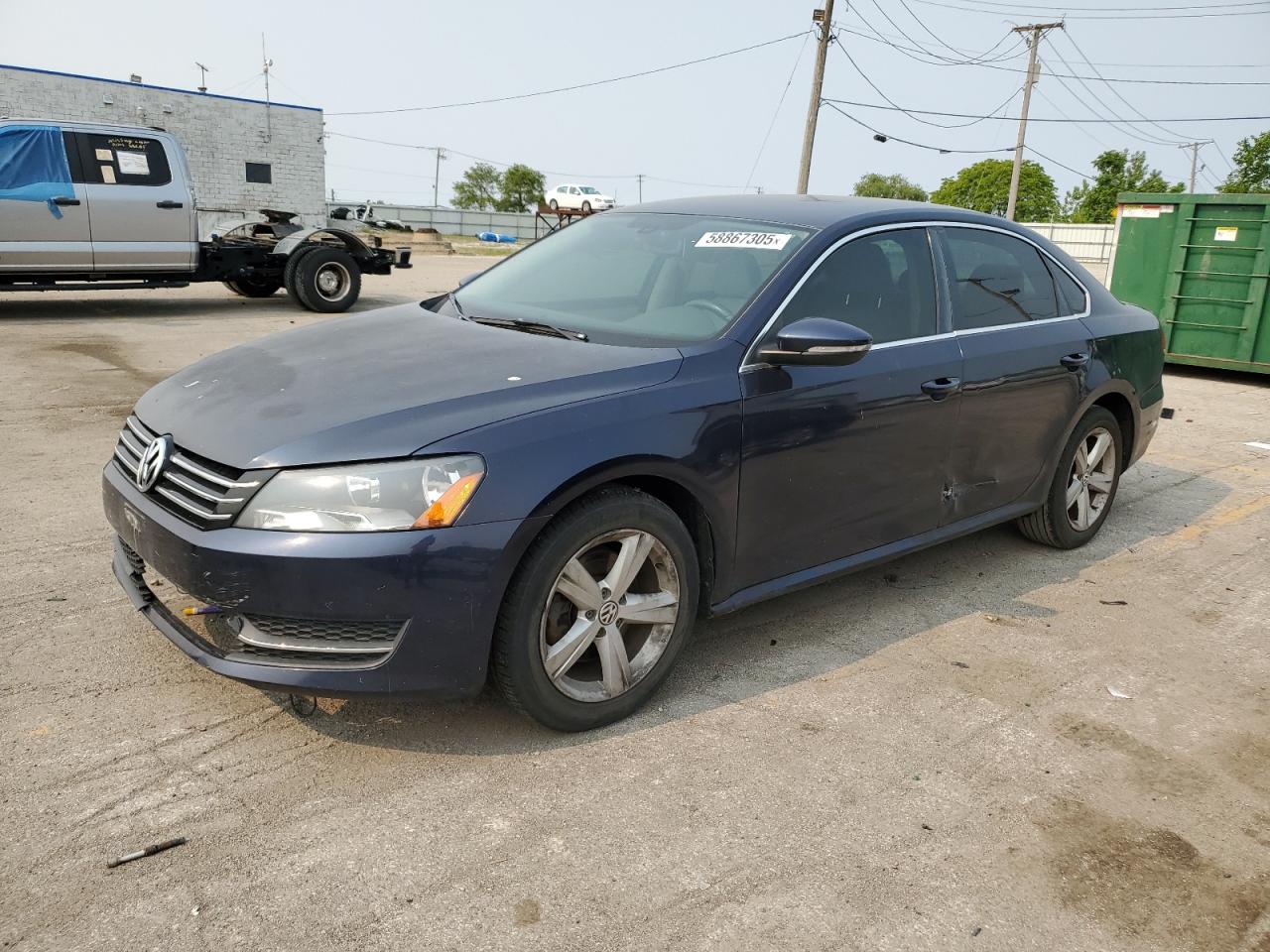 2012 Volkswagen Passat Se for Sale in Chicago Heights, IL - Mechanical