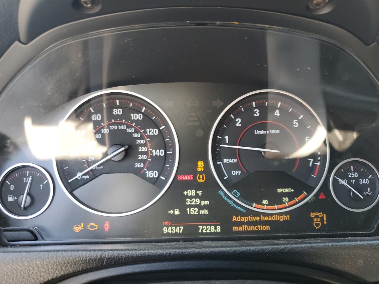 2013 BMW 335 Xi VIN: WBA3B9C50DF140522 Lot: 62028915