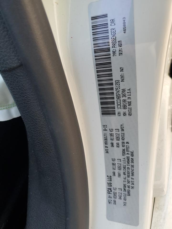 CHRYSLER 200 2015 VIN 1C3CCCAB5FN751293 photo 12