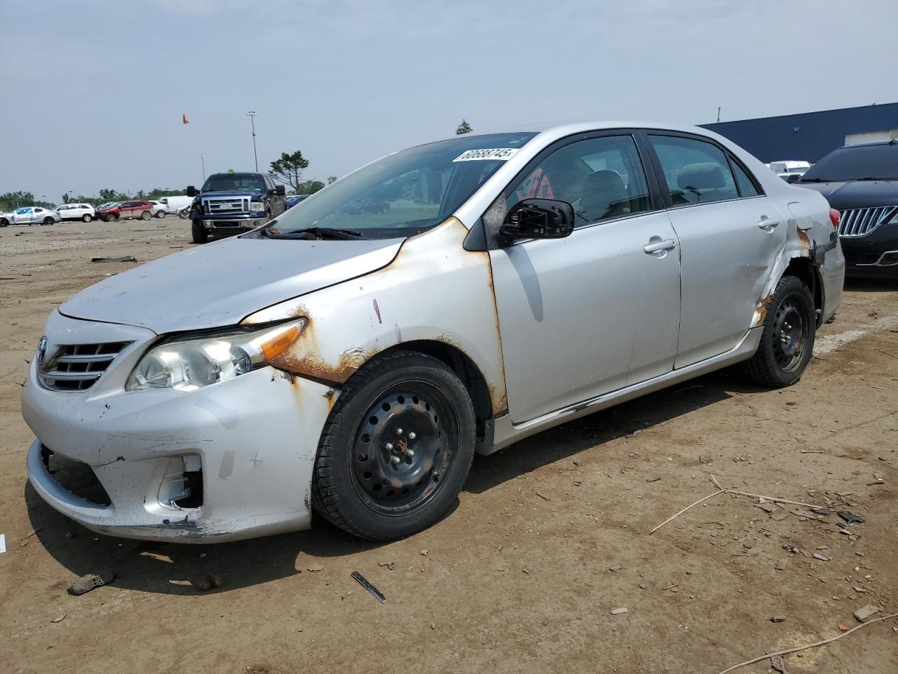 2013 Toyota Corolla Base en Venta en Woodhaven, MI - Front End