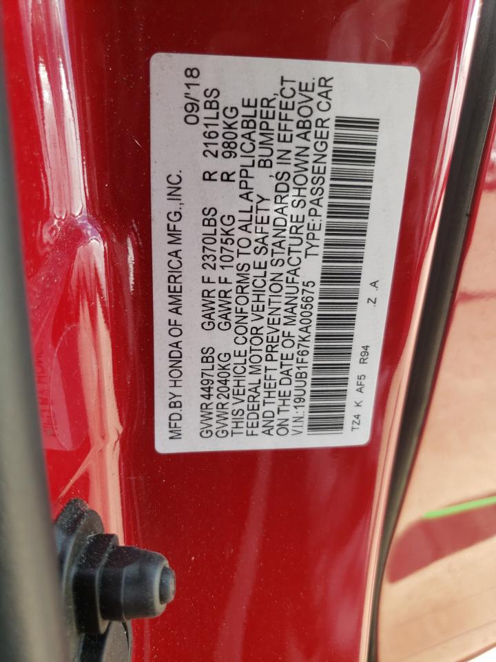 2019 Acura Tlx Technology VIN: 19UUB1F67KA005675 Lot: 60523125
