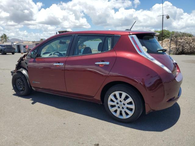  NISSAN LEAF 2017 Maroon