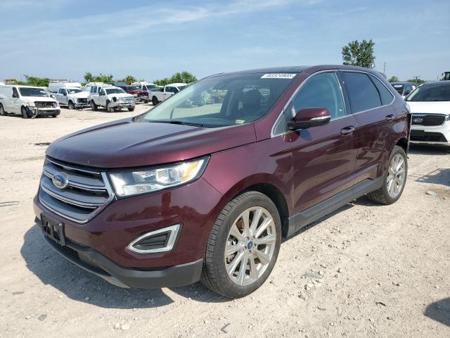  FORD EDGE 2018 Bordowy