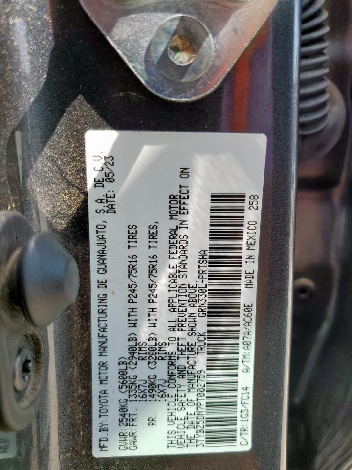 3TYBZ5DN7PT002759 TOYOTA TACOMA 2023
