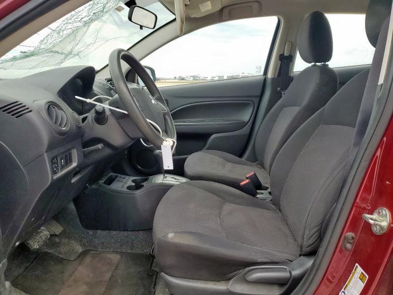  MITSUBISHI MIRAGE 2018 Burgundy