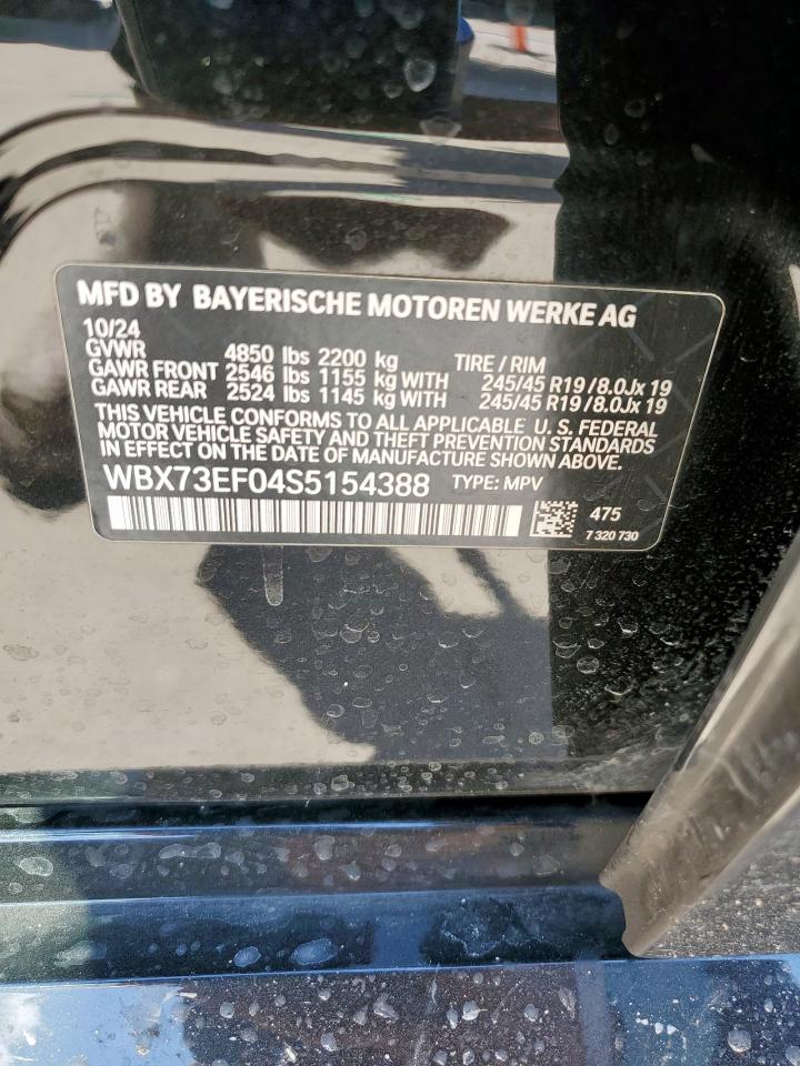 2025 BMW X1 xDrive28I VIN: WBX73EF04S5154388 Lot: 62887685