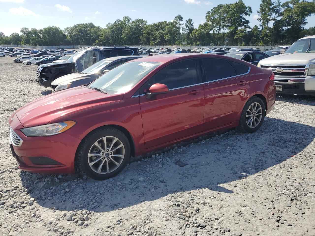 2017 Ford Fusion Se na sprzedaż w Byron, GA - Side