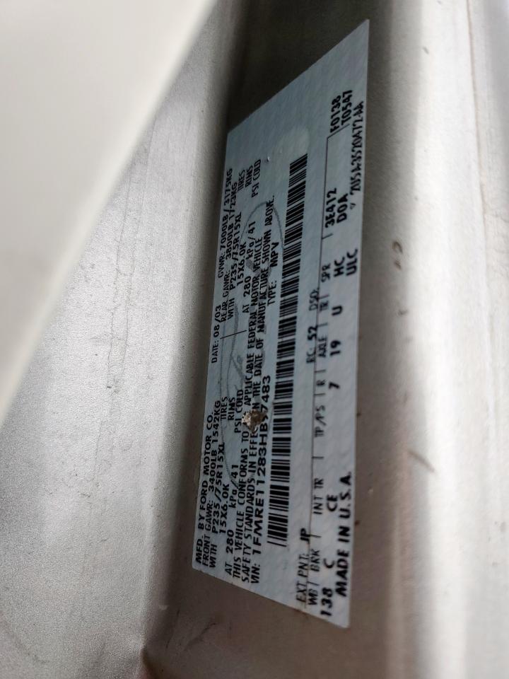 2003 Ford Econoline E150 Wagon VIN: 1FMRE11283HB97483 Lot: 59074805