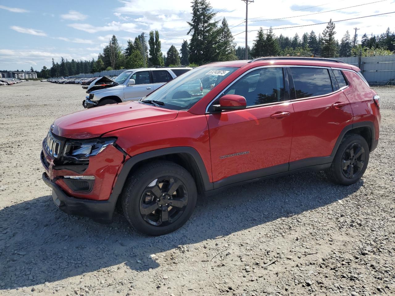 2020 Jeep Compass Latitude de vânzare în Graham, WA - Front End