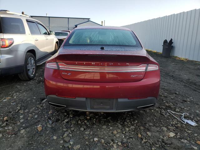  LINCOLN MKZ 2019 Czerwony