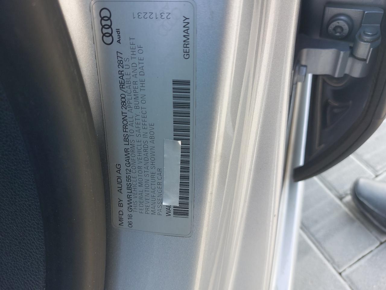WAU22AFC5HN004714 - 2017 Audi A7 - #59651805