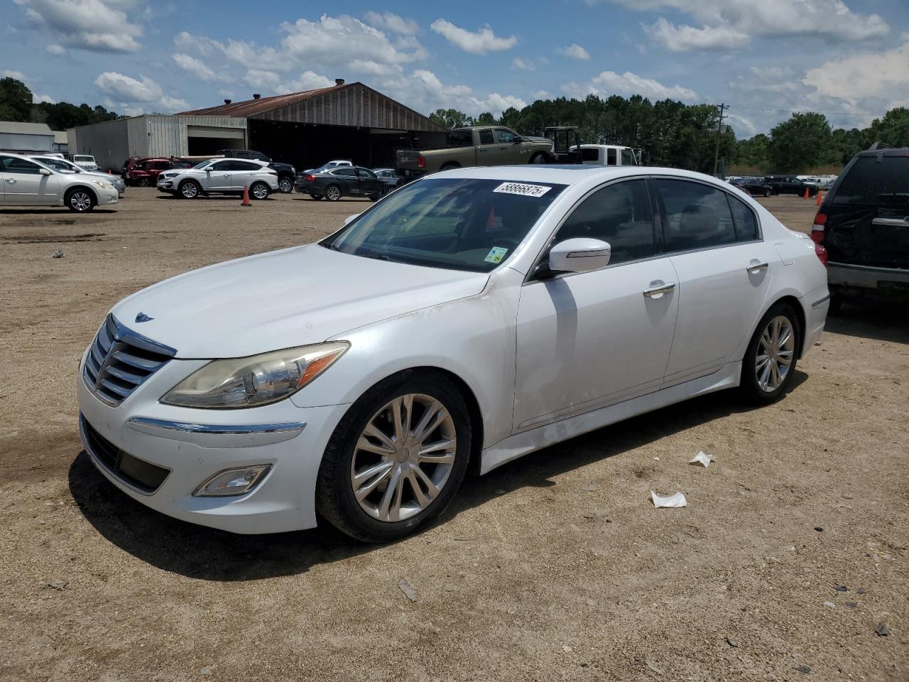 2014 Hyundai Genesis 3.8L de vânzare în Greenwell Springs, LA - Minor Dent/Scratches