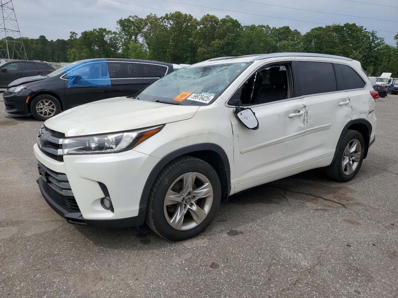 2017 Toyota Highlander Limited იყიდება Glassboro-ში, NJ - Rollover