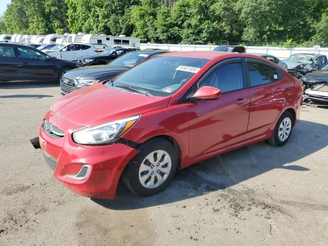  HYUNDAI ACCENT 2017 Red