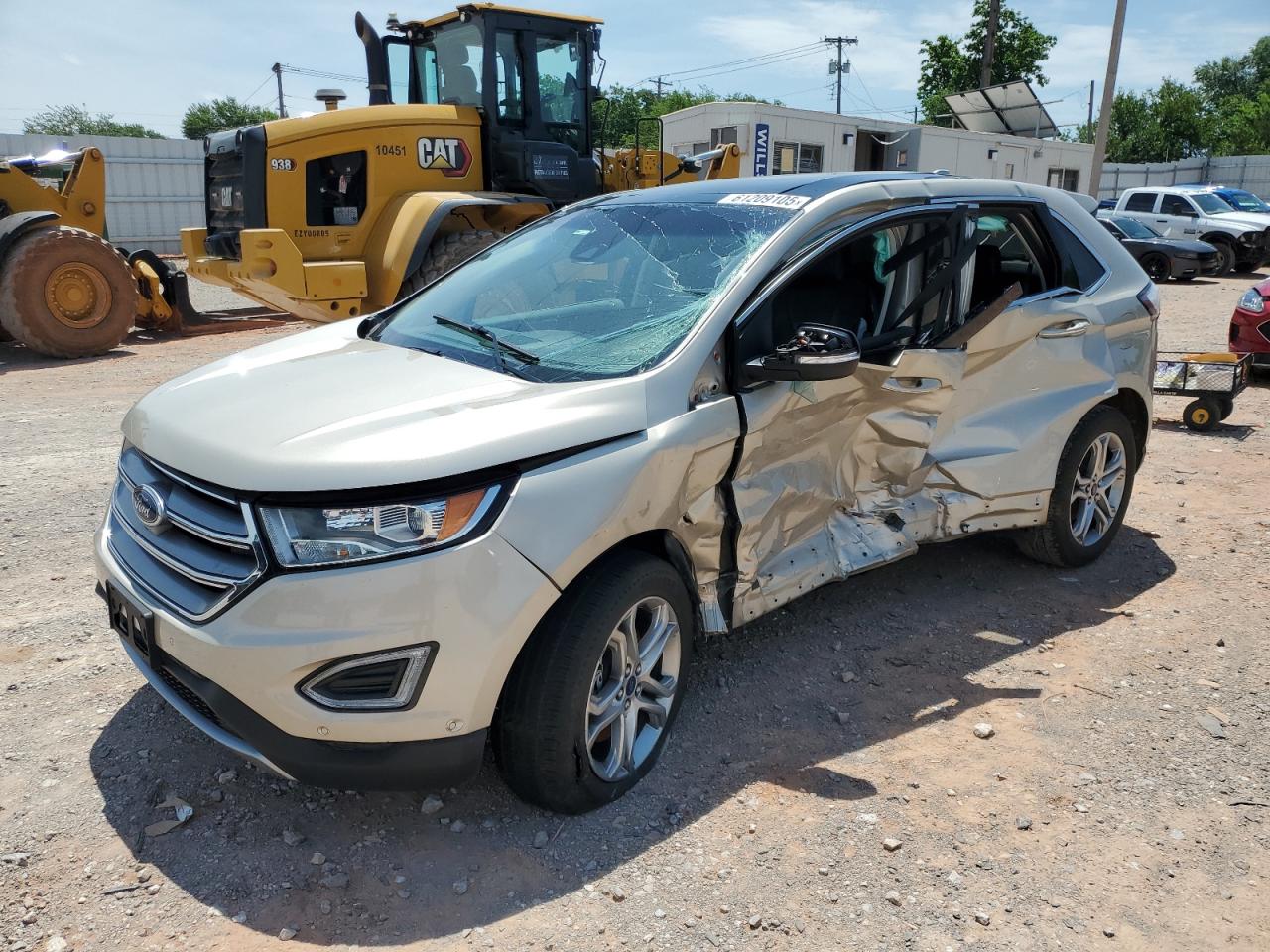 2017 Ford Edge Titanium იყიდება Oklahoma City-ში, OK - Side