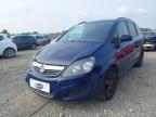2013 VAUXHALL ZAFIRA EXC for sale at Copart YORK