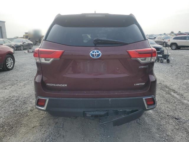  TOYOTA HIGHLANDER 2017 Бургунди