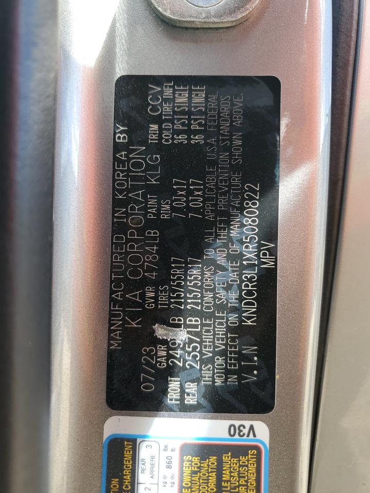 2024 Kia Niro Wind VIN: KNDCR3L1XR5080822 Lot: 61212215