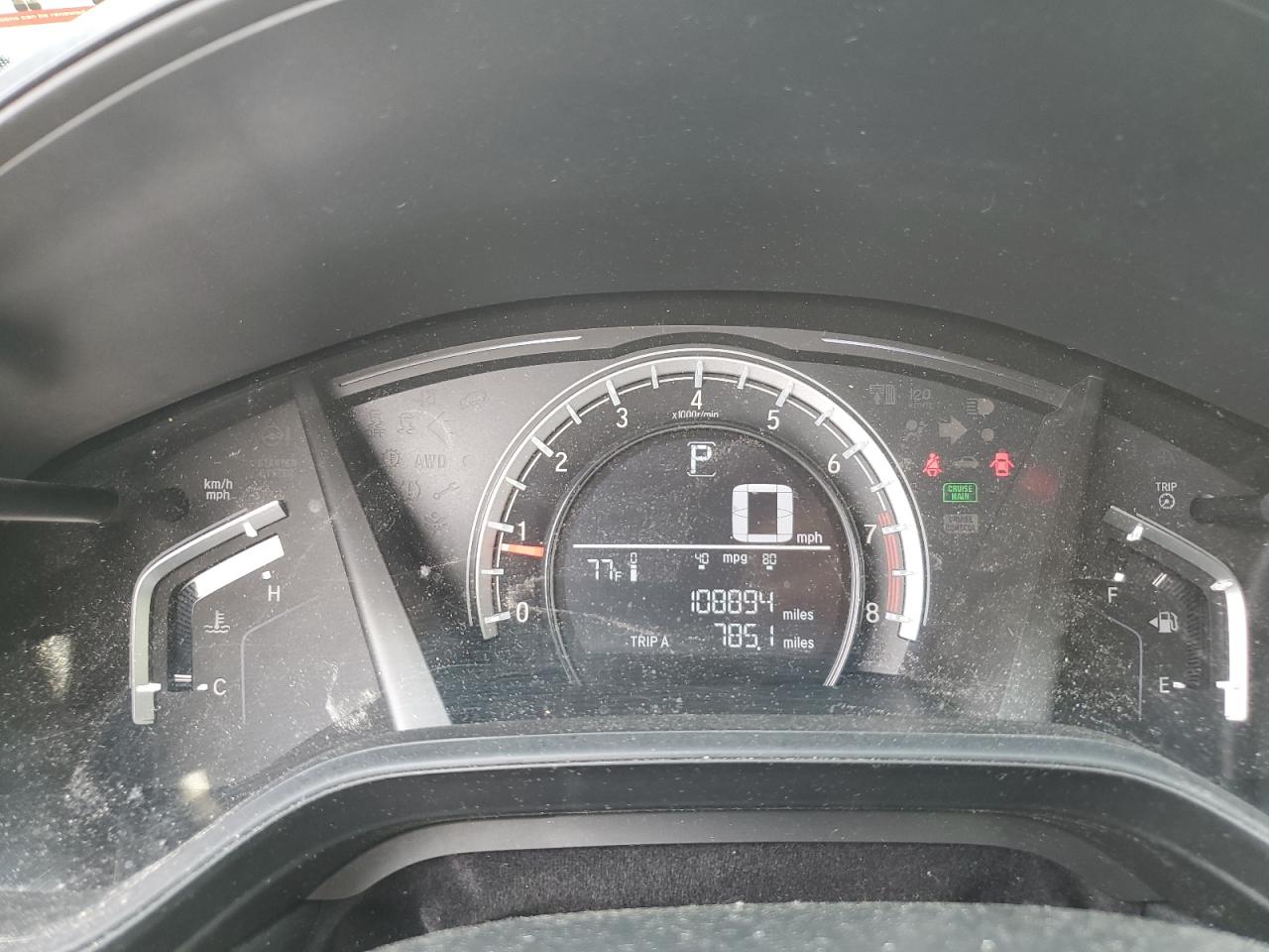 2HKRW6H37HH207779 HONDA CRV 2017