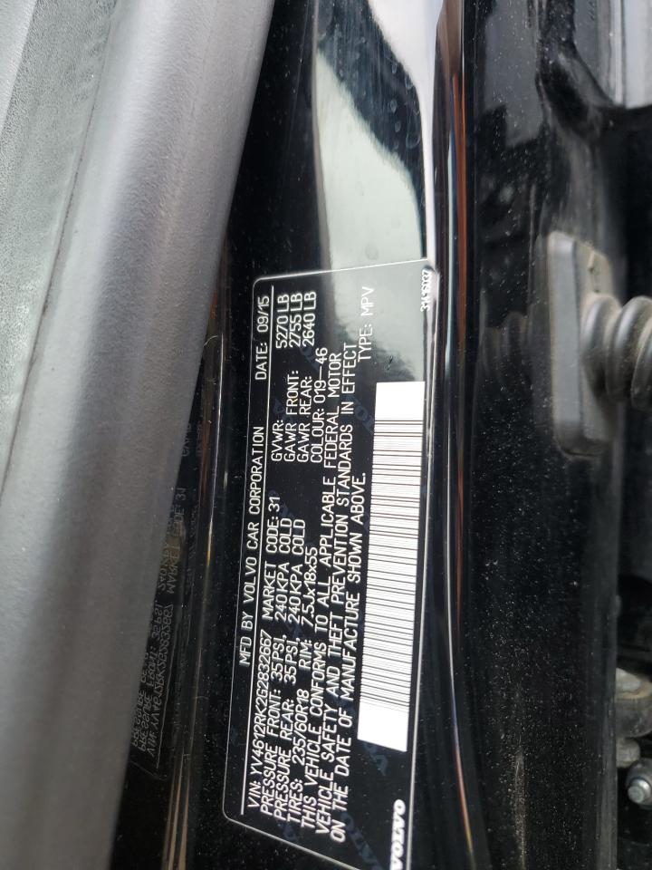 2016 Volvo Xc60 T5 Premier VIN: YV4612RK2G2832667 Lot: 62451485