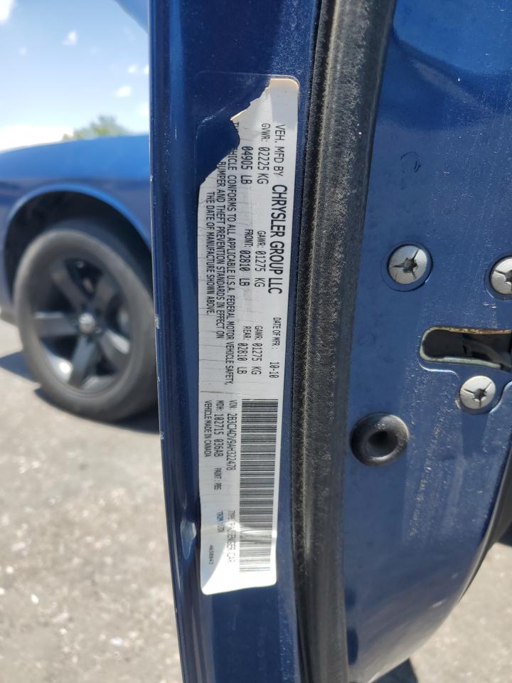 2010 Dodge Challenger Se VIN: 2B3CJ4DV9AH322478 Lot: 59975375