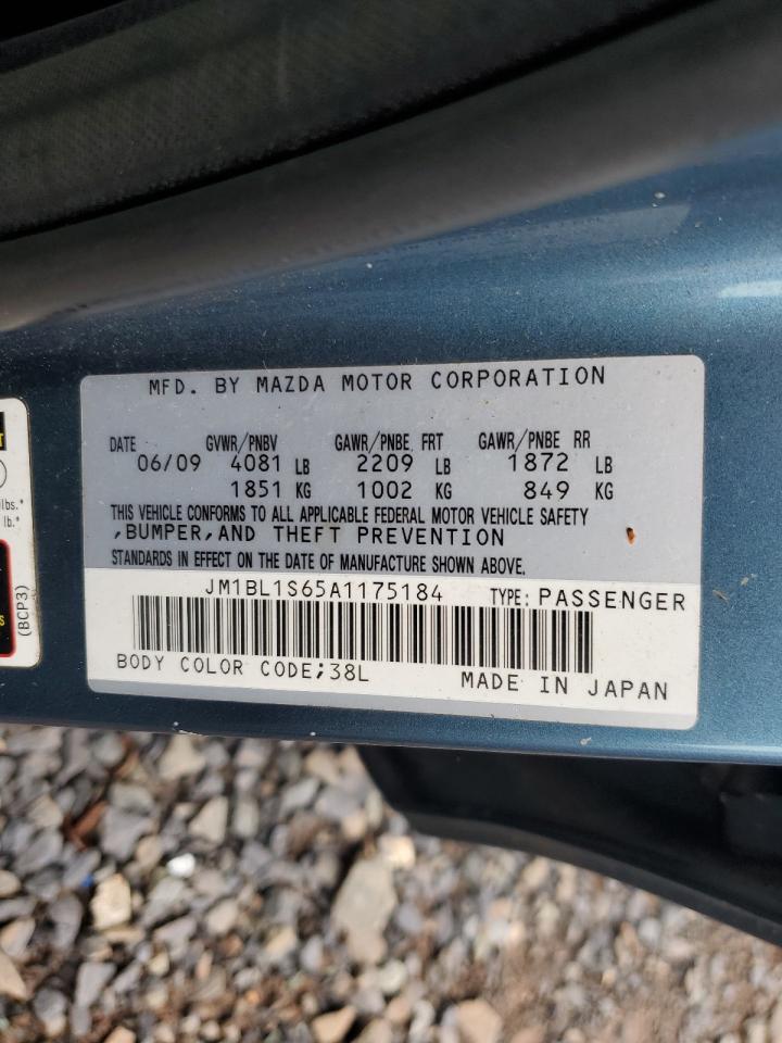 2010 Mazda 3 S VIN: JM1BL1S65A1175184 Lot: 59378745