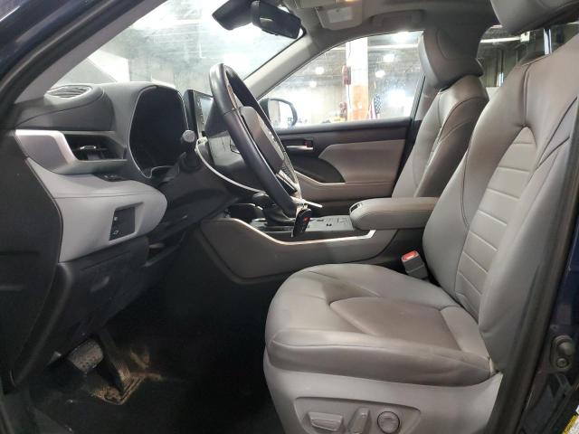  TOYOTA HIGHLANDER 2021 Синий