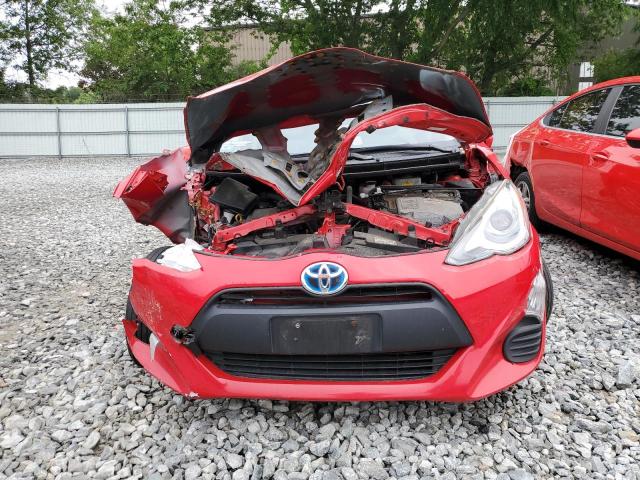  TOYOTA PRIUS 2016 Czerwony