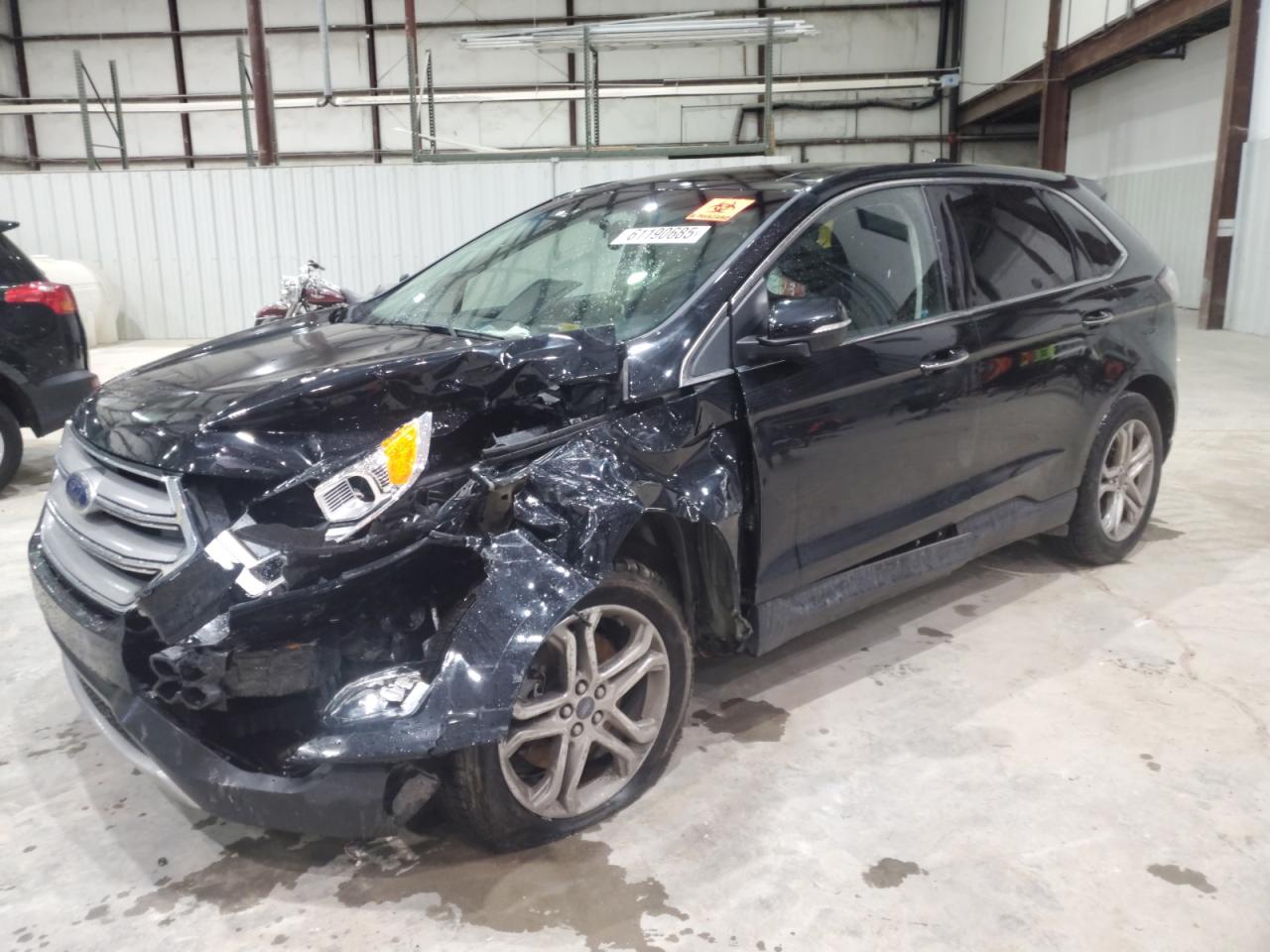 2017 Ford Edge Titanium VIN: 2FMPK4K94HBB80424 Lot: 61190685