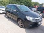 2012 VAUXHALL ZAFIRA 1.8I DESIGN 5DR for sale at Copart SANDWICH