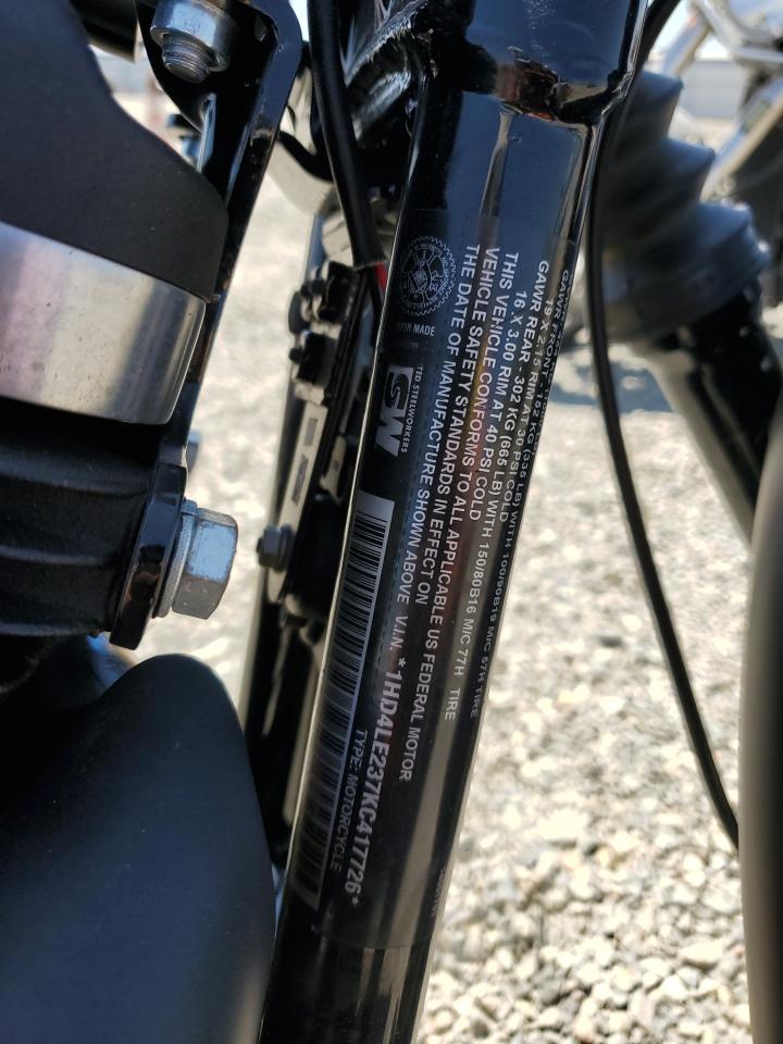 2019 Harley-Davidson Xl883 N VIN: 1HD4LE237KC417726 Lot: 62777955