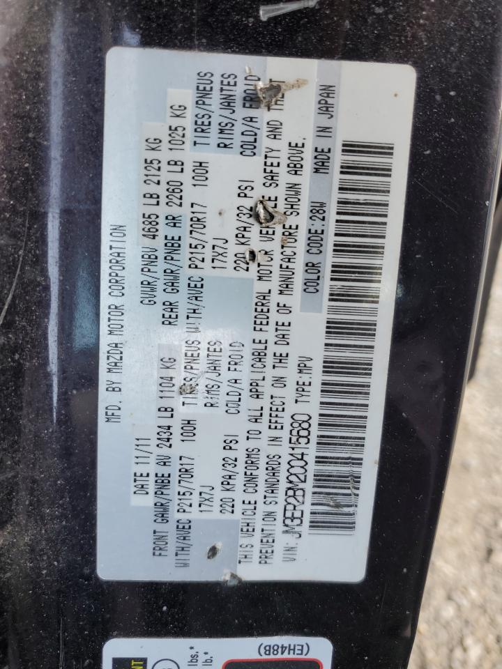 2012 Mazda Cx-7 VIN: JM3ER2BM2C0415680 Lot: 62911755