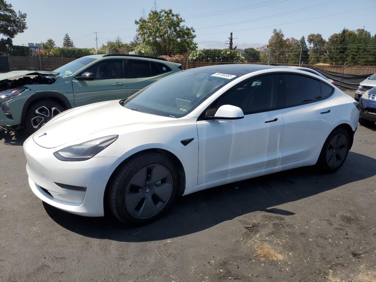 2021 Tesla Model 3 للبيع في San Martin، CA - Side