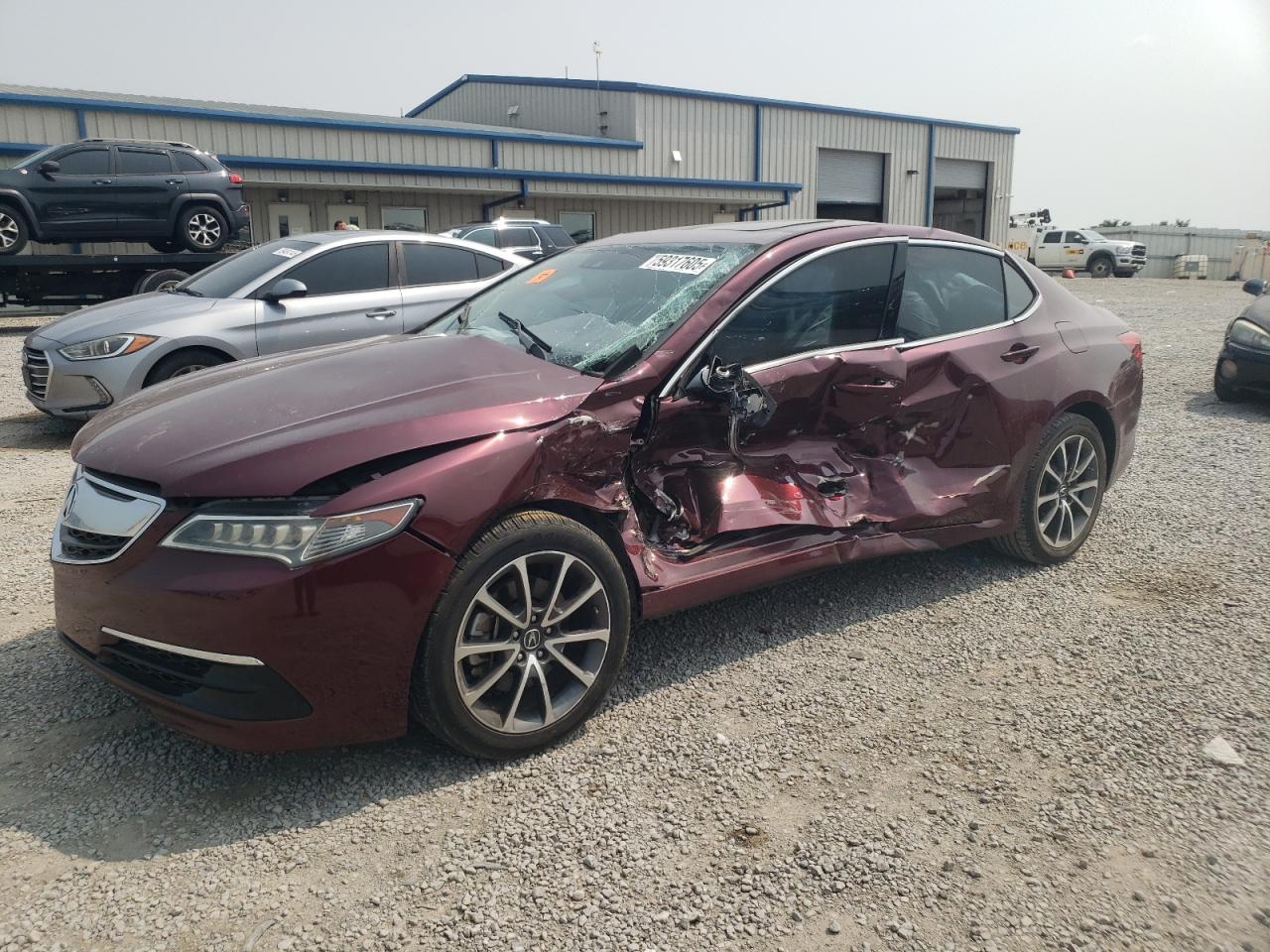2016 Acura Tlx Tech იყიდება Earlington-ში, KY - Side