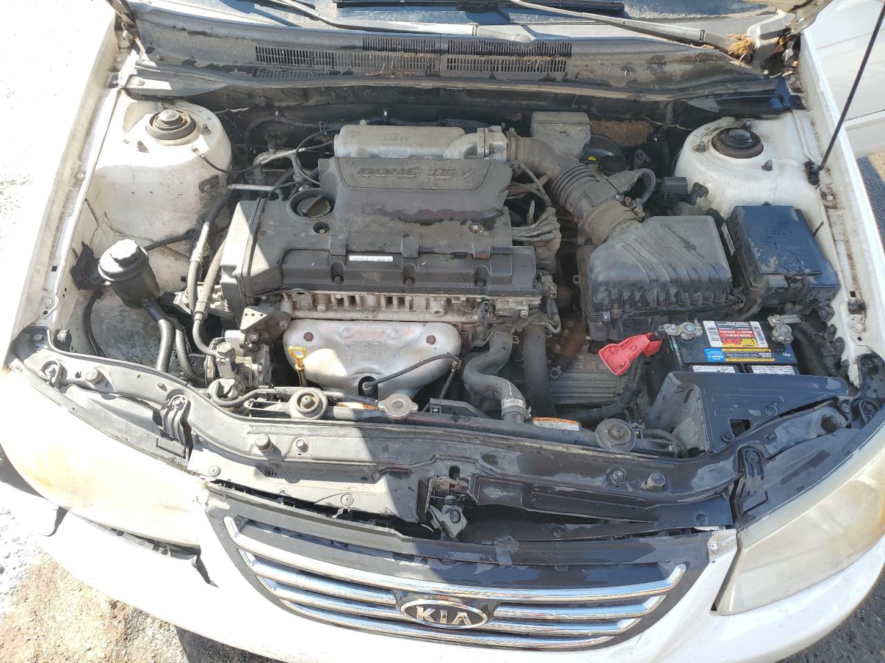 2008 Kia Spectra Ex VIN: KNAFE121285556006 Lot: 62515245