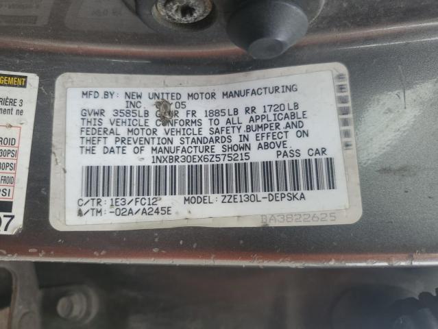 2006 TOYOTA COROLLA CE  