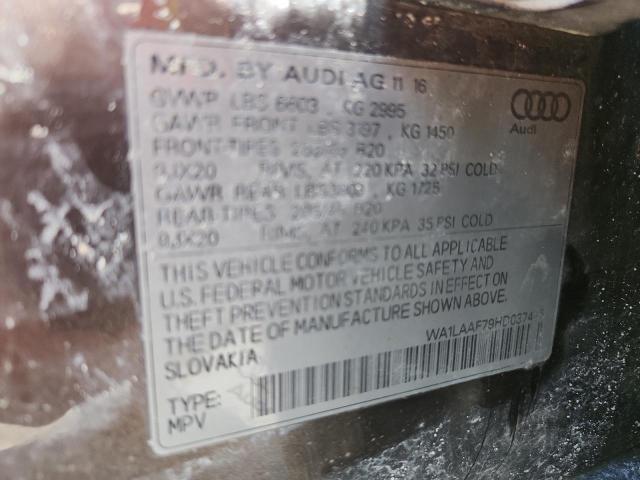 2017 AUDI Q7 PREMIUM PLUS  