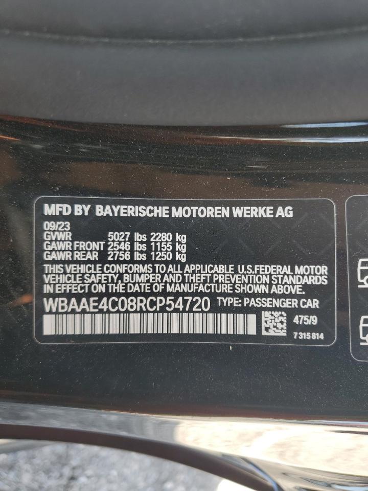2024 BMW 840Xi VIN: WBAAE4C08RCP54720 Lot: 60671735