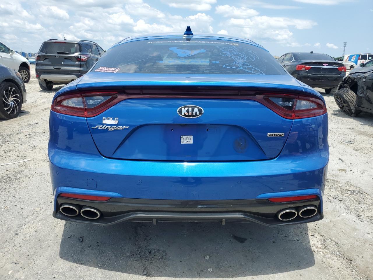 2019 Kia Stinger VIN: KNAE15LA9K6055628 Lot: 62162415