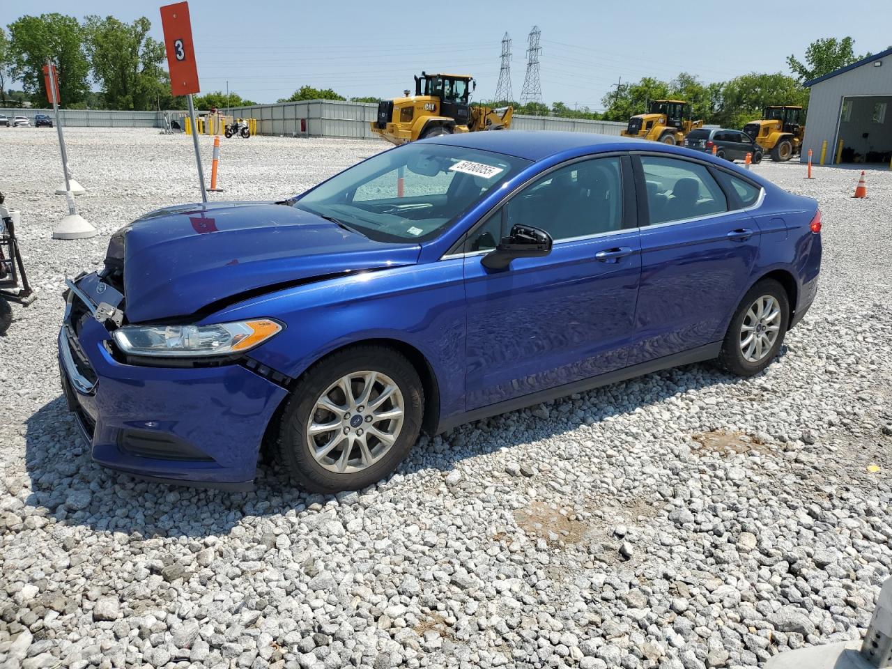2016 Ford Fusion S en Venta en Barberton, OH - Front End