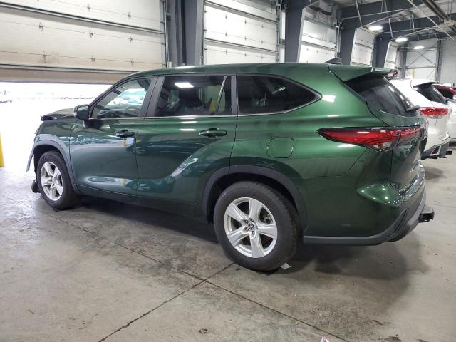 TOYOTA HIGHLANDER 2023 Зеленый