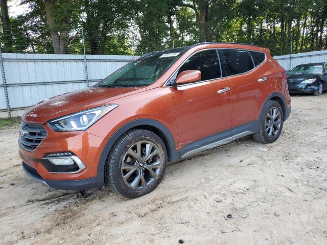  HYUNDAI SANTA FE 2018 Оранжевый