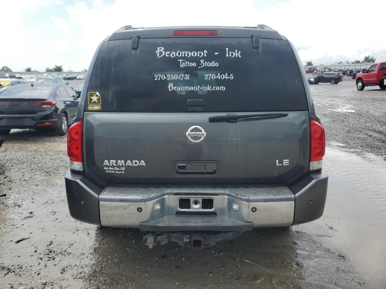 2007 Nissan Armada Se VIN: 5N1BA08A57N713245 Lot: 59852805