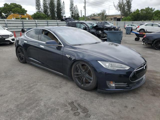 Hatchbacks TESLA MODEL S 2014 Blue