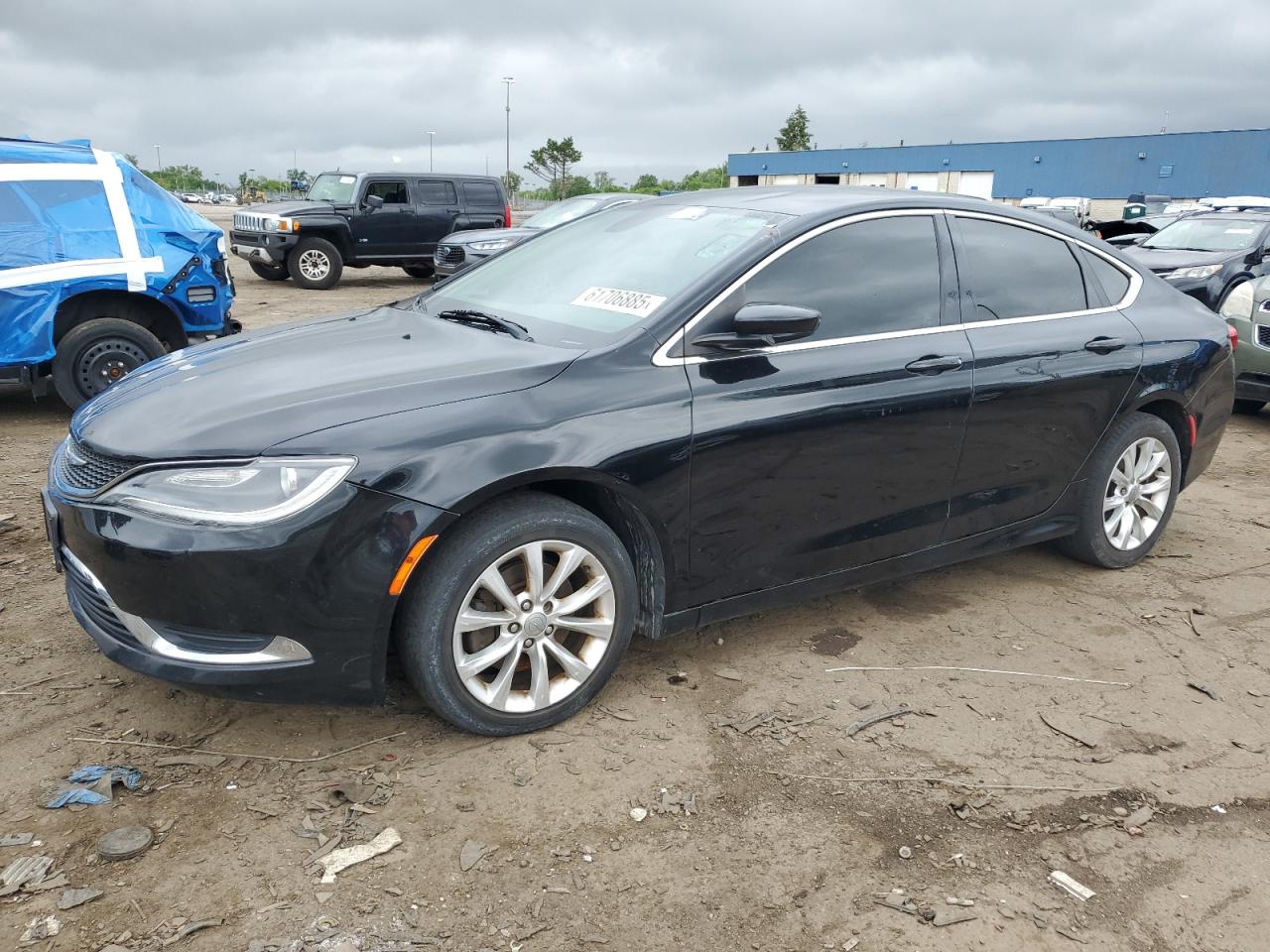 2016 Chrysler 200 Limited იყიდება Woodhaven-ში, MI - Side