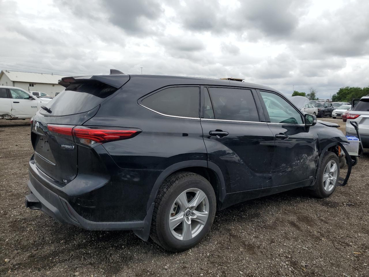 2022 Toyota Highlander Hybrid Le VIN: 5TDBBRCH7NS548509 Lot: 61155555