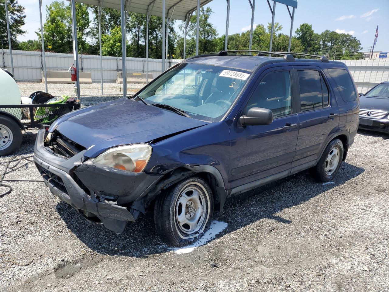2003 Honda Cr-V Lx იყიდება Spartanburg-ში, SC - Front End