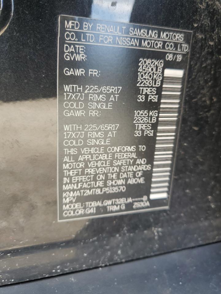 KNMAT2MT8LP513570 NISSAN ROGUE 2020